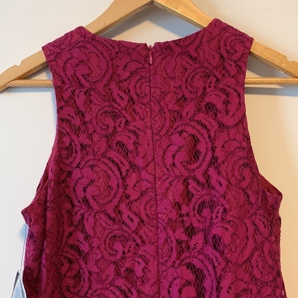 Cynthia Steffe Purple Lace Evening Cocktail Festive Dress Size 4 NWT - Picture 10 of 17